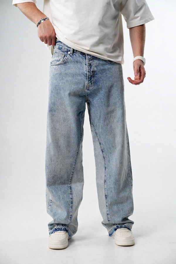 Jeans Baggy Flare Simple