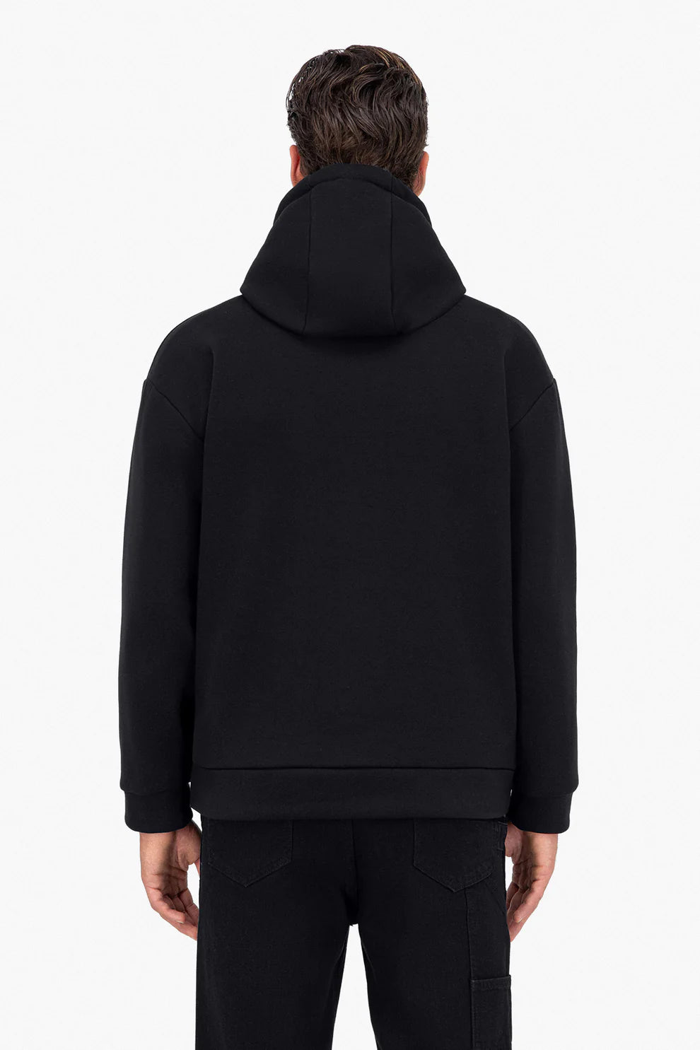 Cœur Chic Hoodie Noir/Rouge