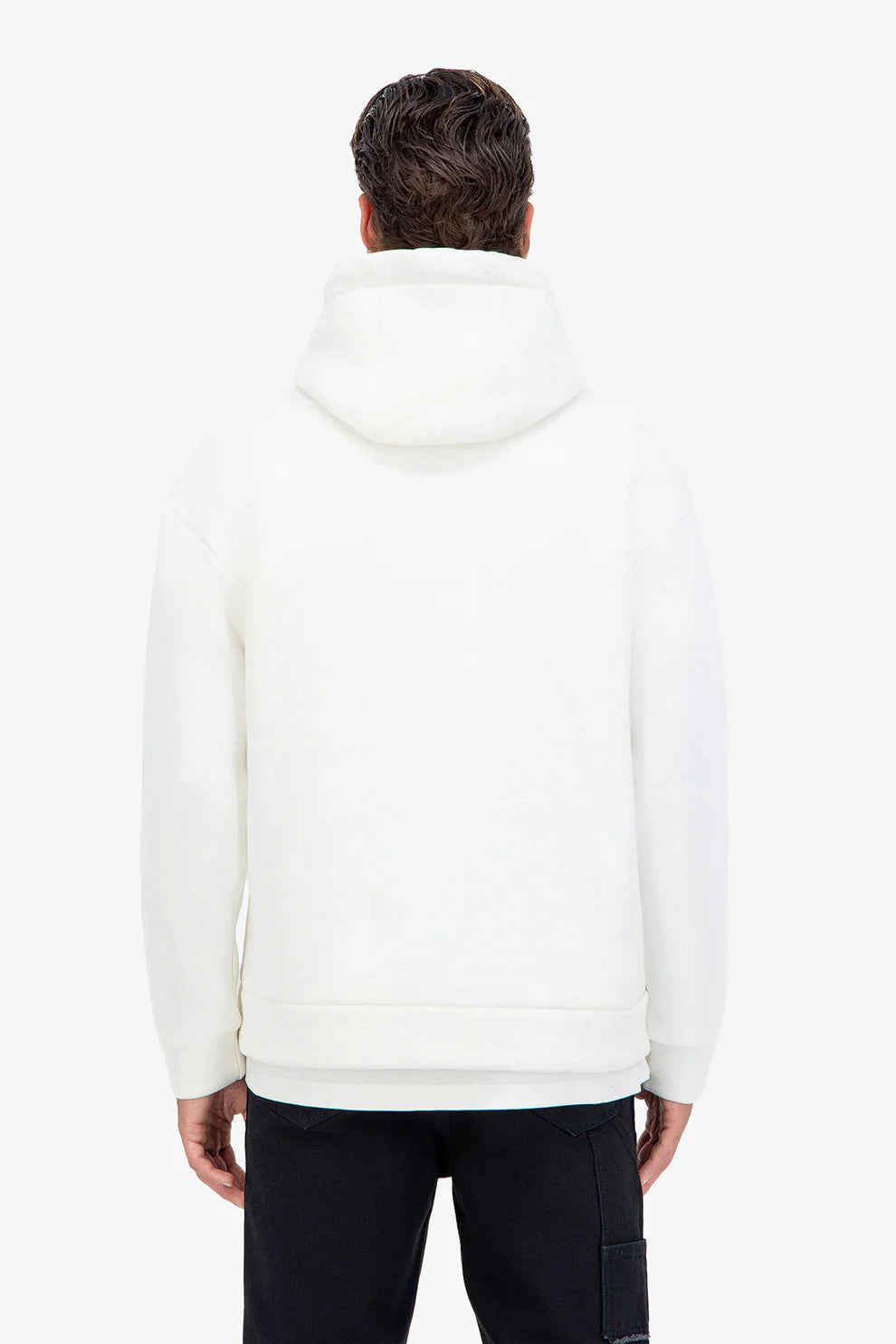 Cœur Chic Hoodie Blanc/Noir