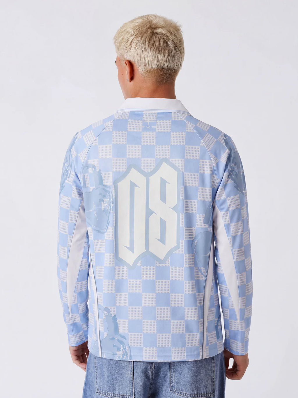 Maillot manches longues à col polo Love story