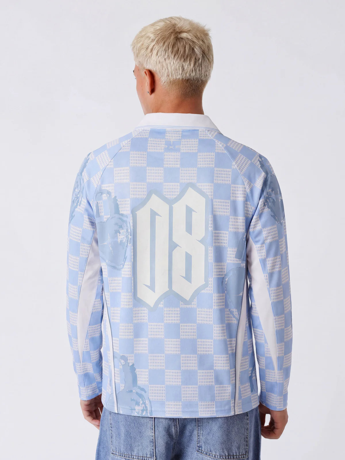 Maillot manches longues à col polo Love story