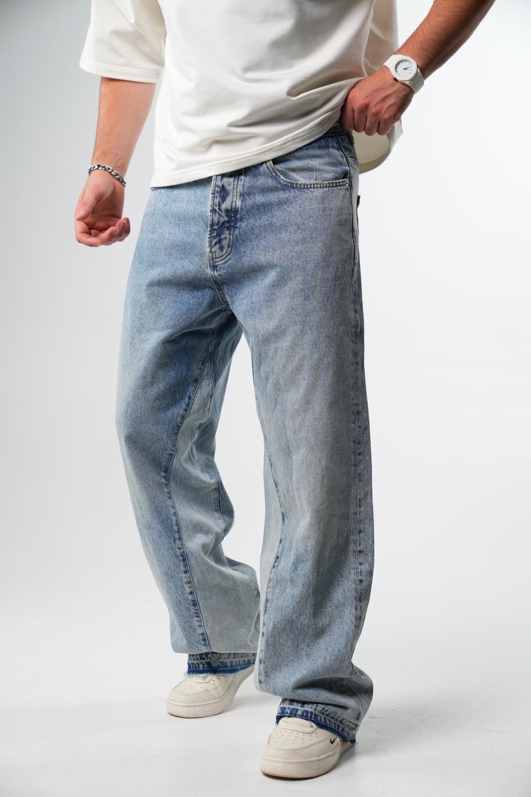 Jeans Baggy Flare Simple