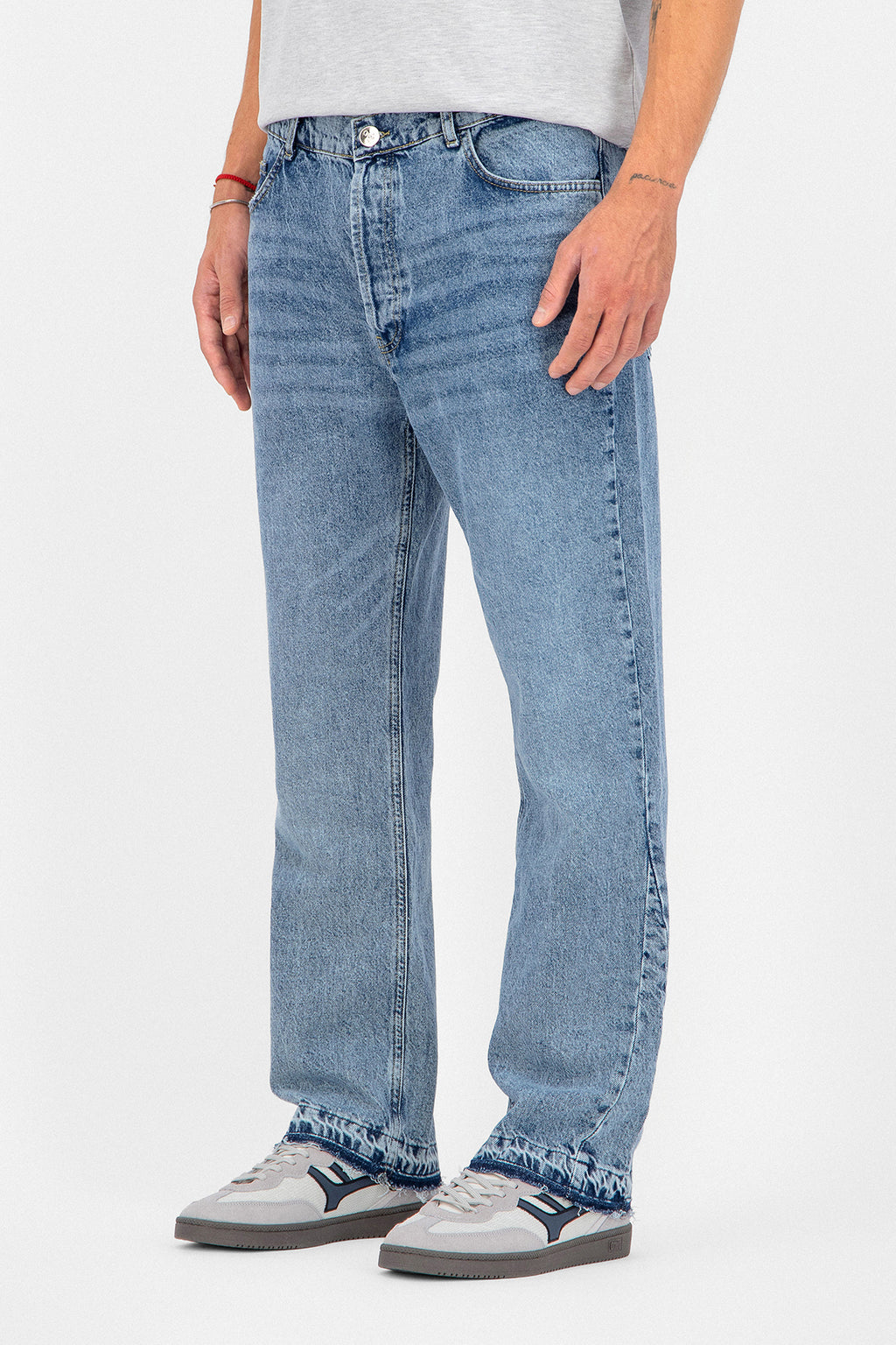 Jeans Flare Simple Mid Blue
