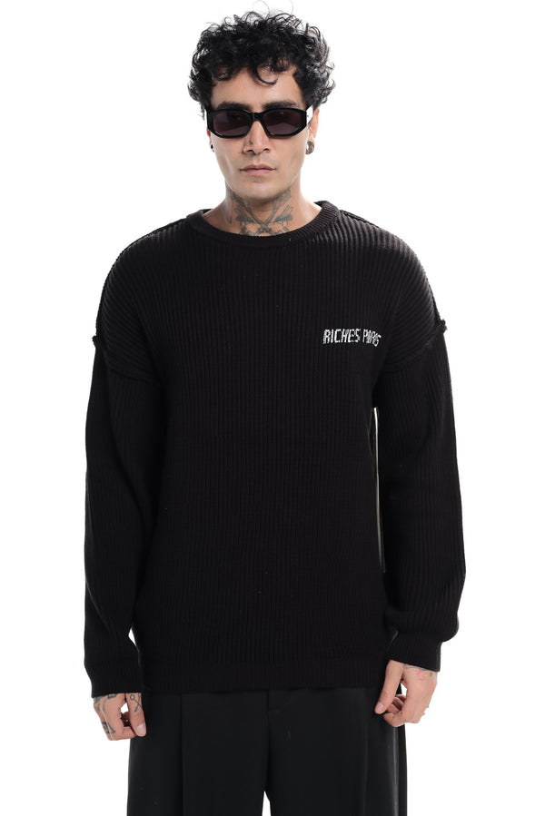 Pull Riches Paris Tricot Noir