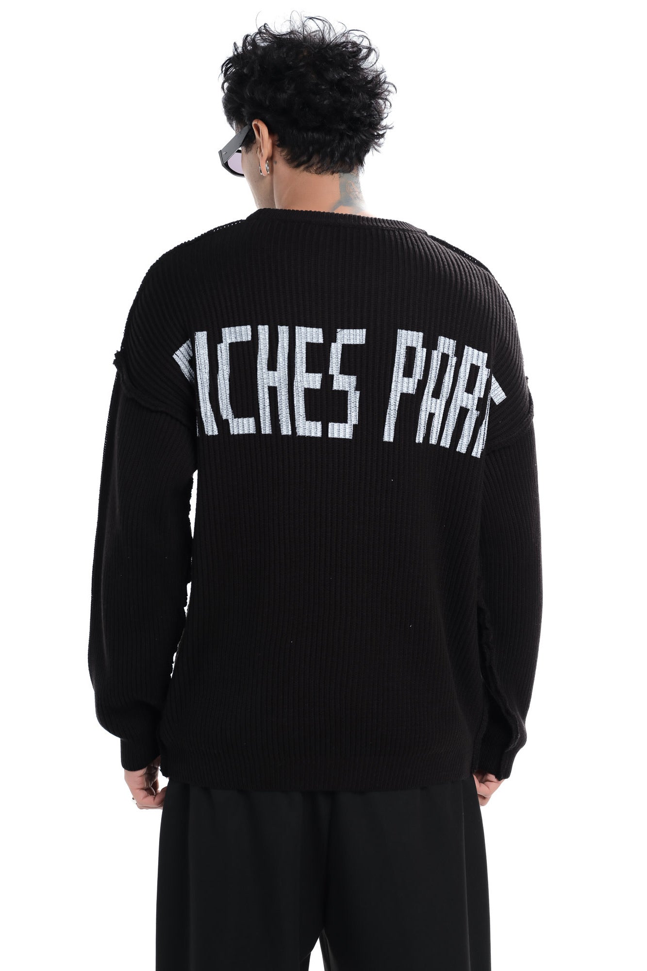 Pull Riches Paris Tricot Noir
