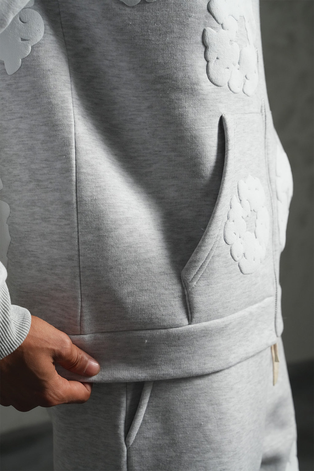 Ensemble Fleur Gris