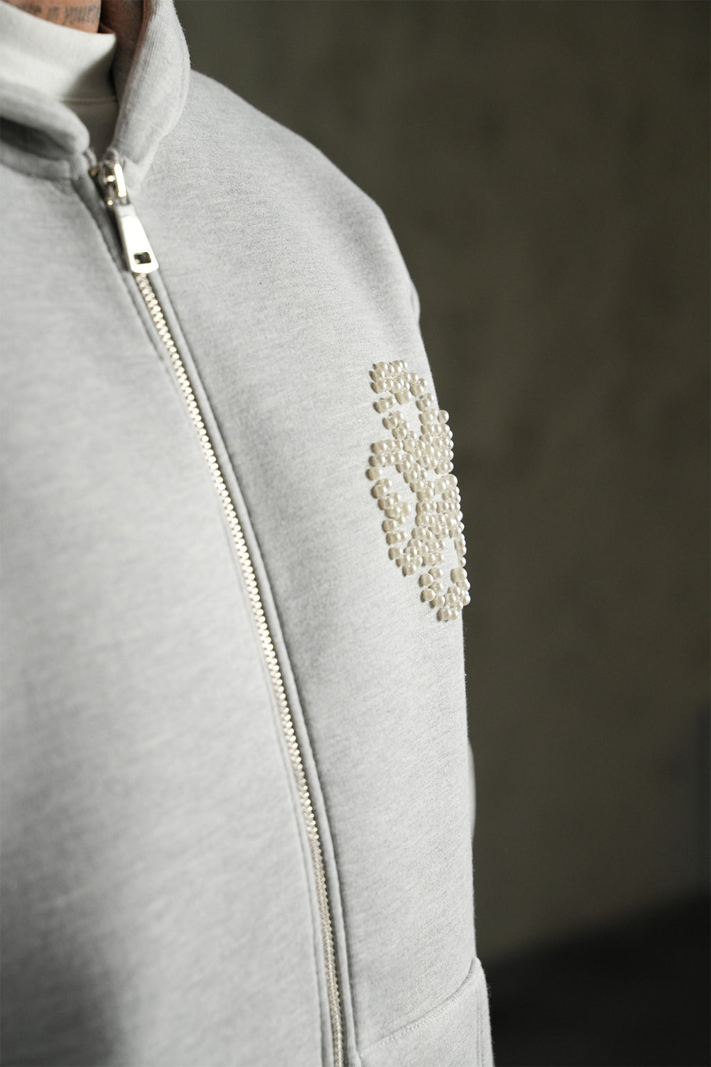 Ensemble Perles Gris