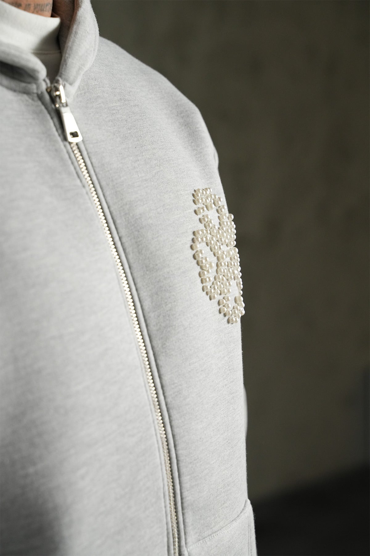 Ensemble Perles Gris