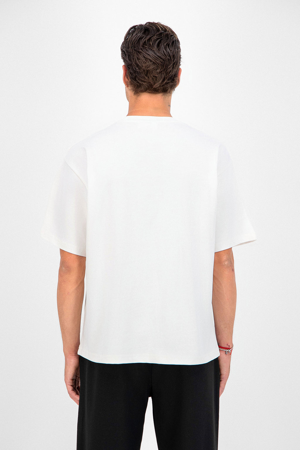 T-shirt Coeur Blanc/Rose